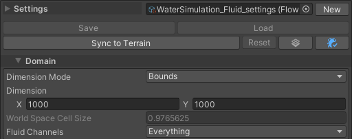 Fluid Simulation Domain