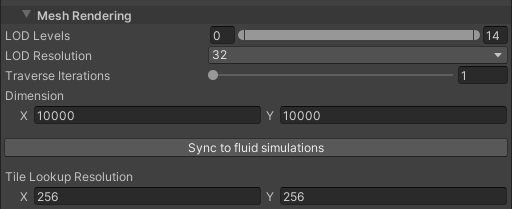 Fluid World Renderer Mesh Rendering